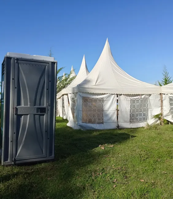Premium event-ready mobile toilet unit with ventilation system in Kenya