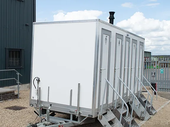 VIP toilet and shower combo unit for upscale events