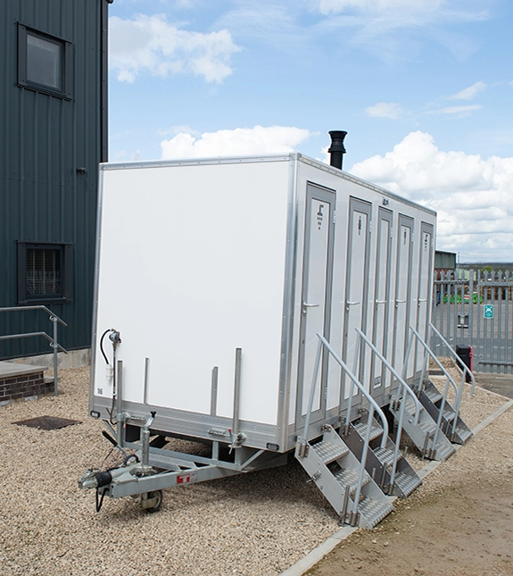 VIP toilet and shower combo unit for upscale events