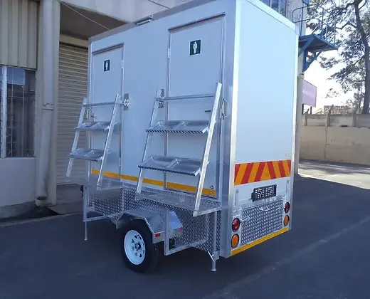 Luxury VIP mobile toilet trailer with premium amenities